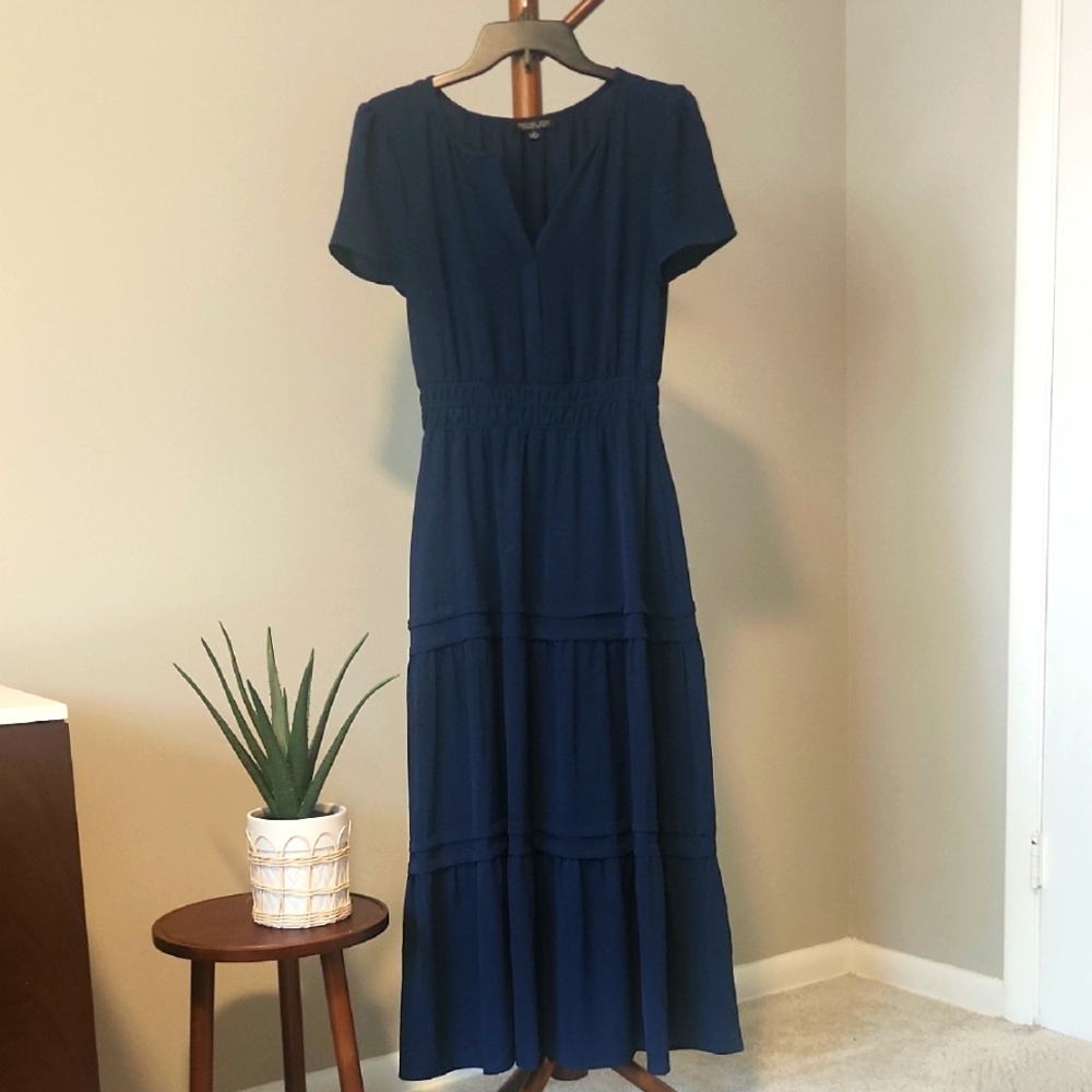Rachel Zoe Navy Maxi Dress